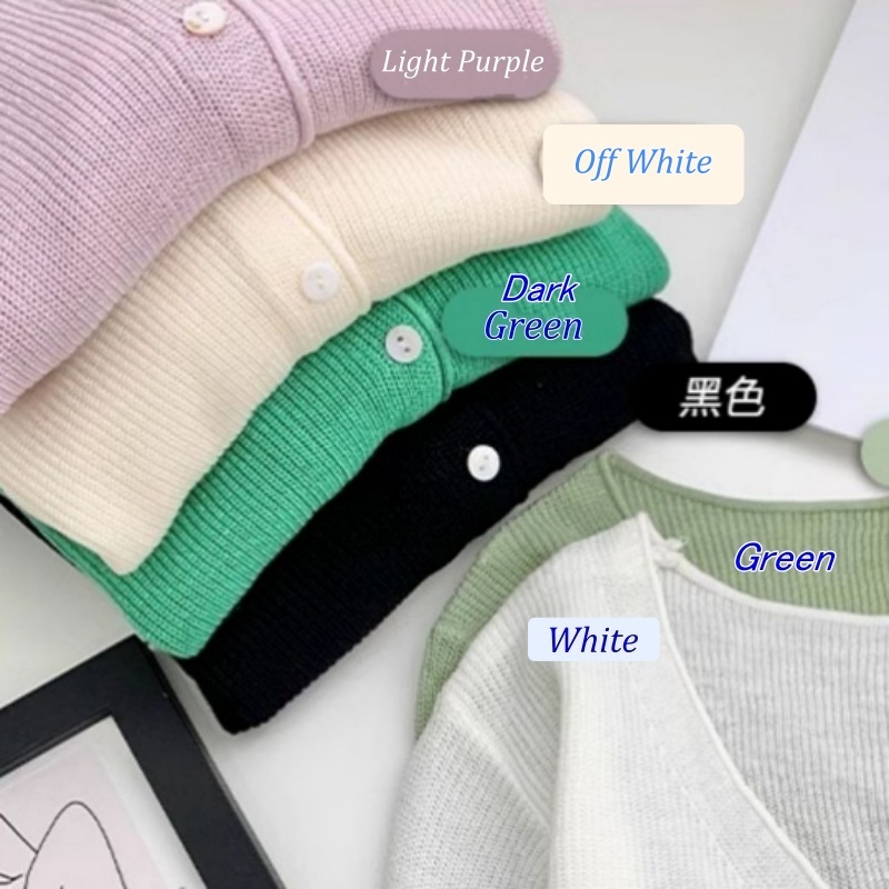 [Stella Fashion] Summer Sunscreen Outer Korean Style Women's Cover Fat Thin Top Long Sleeve Cardigan Knitted Blouse-Stella's Fashion