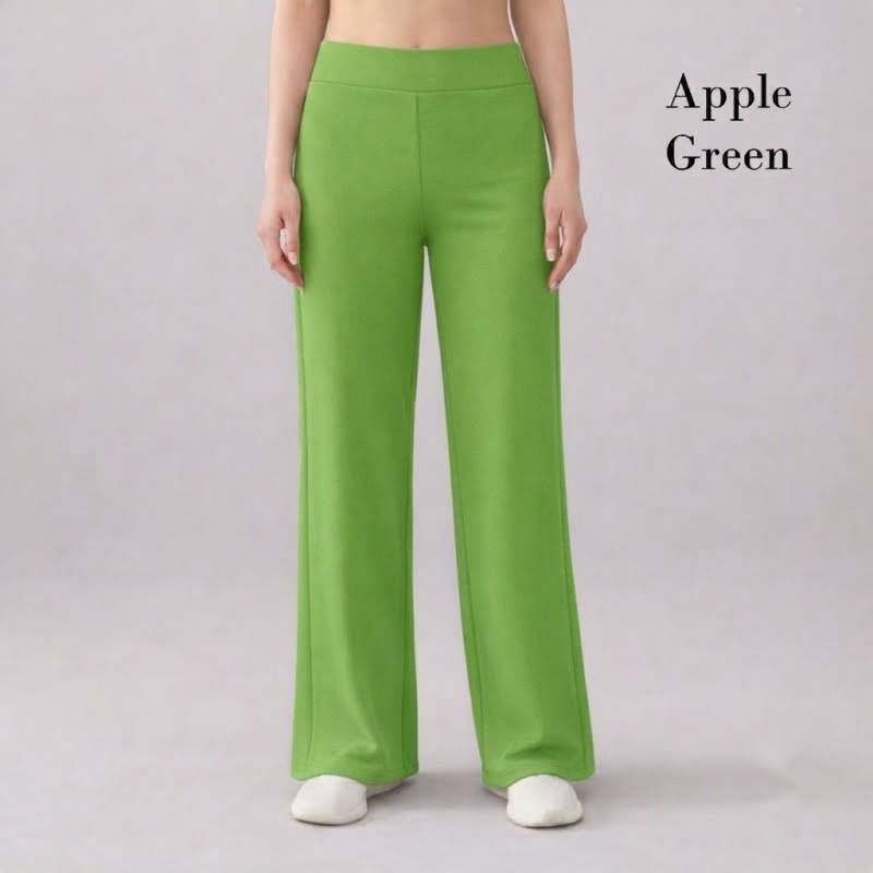 Stella Fashion Women's Elastic Straight Long Pants Seluar panjang perempuan-Stella's Fashion