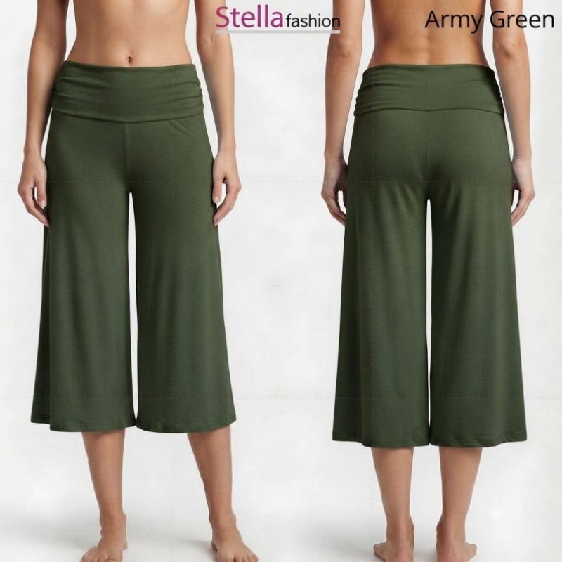 [Stella Fashion] Lady Pant Skirt Palazzo Cooling Soft and Comfortable