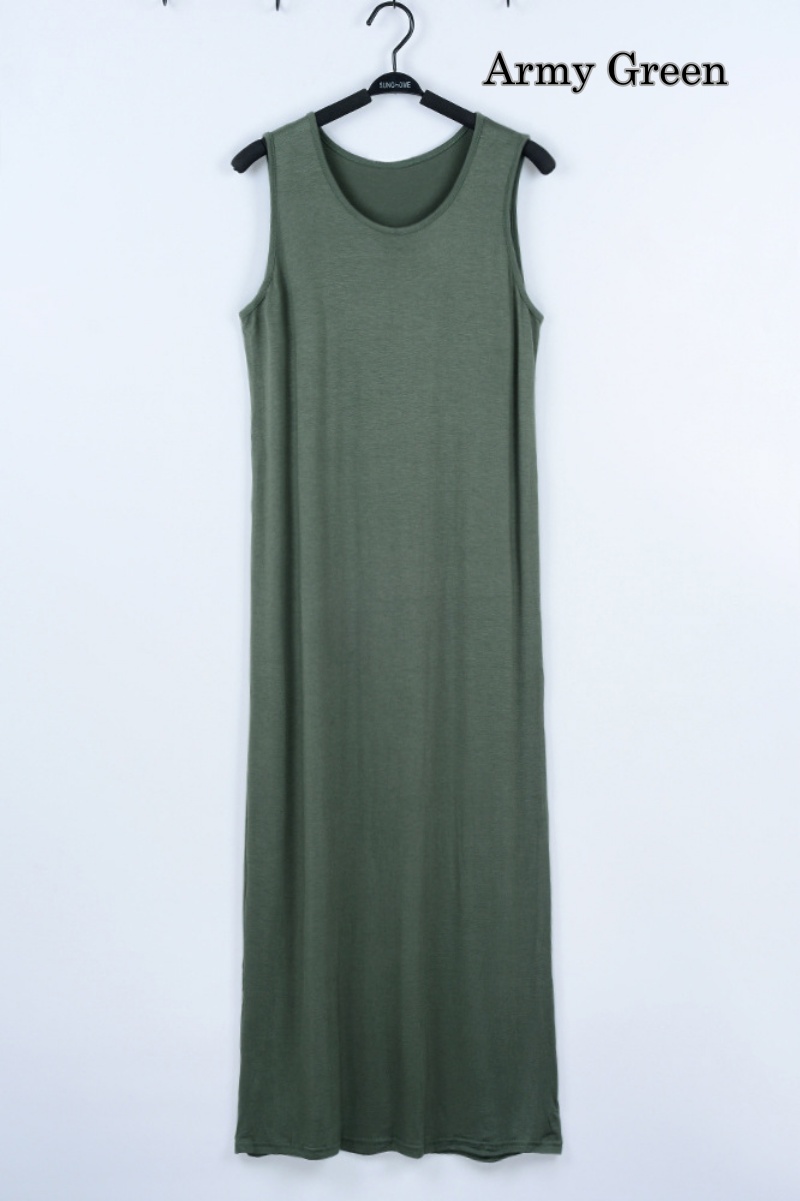 Stella Fashion Spring and Summer Modal vest long skirt loose long susp