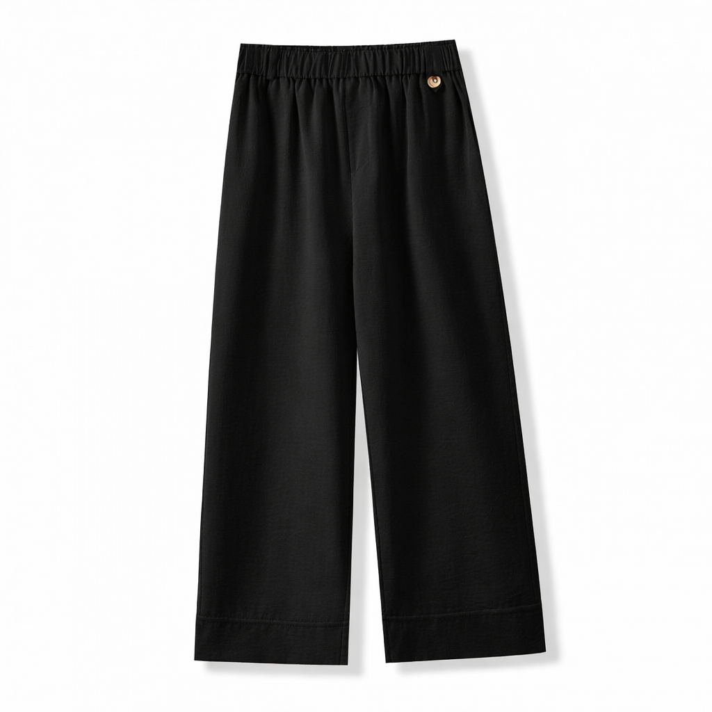 Stella Fashion Women’s High Waist Cropped Wide-Leg Pants | Cooling & Lightweight | Flattering Fit | Office Casual