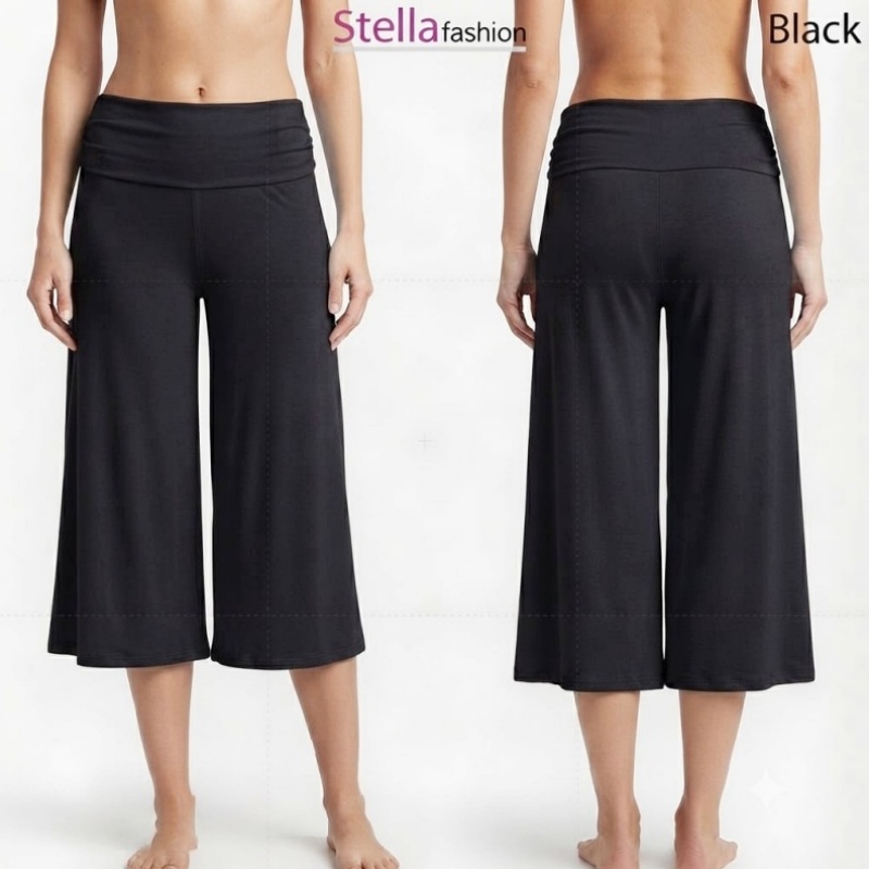 [Stella Fashion] Lady Pant Skirt Palazzo Cooling Soft and Comfortable
