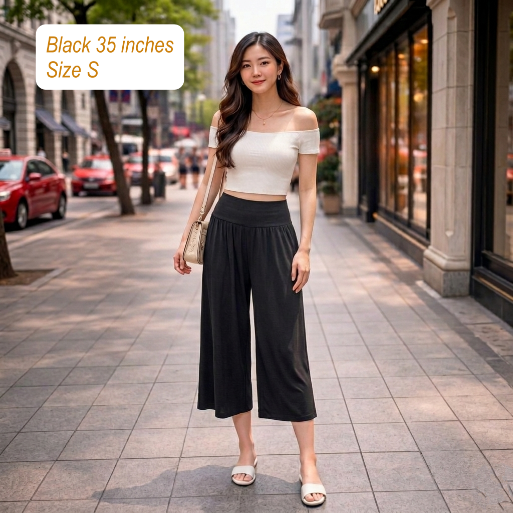 Stella Fashion Ready Stock Long Pants Muslimah Wear Ladies Long Pant S