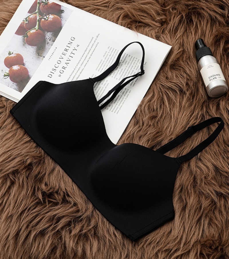 Women's Small Breasts Gathered Up Anti-Sagging Comfortable and Breathable Bra Without Steel Ring Thin Cup Seamless Underwear