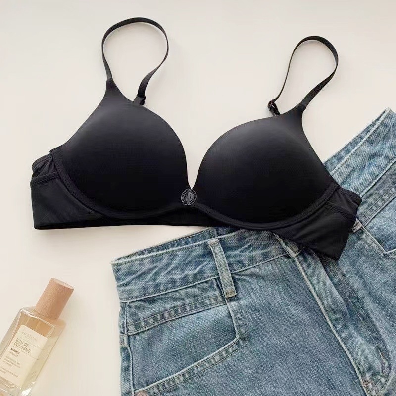 Stella Fashion Women's Seamless Padded Bra | Wireless Underwear | Push Up Comfort Bra | Basic Solid Color | Everyday Lingerie 