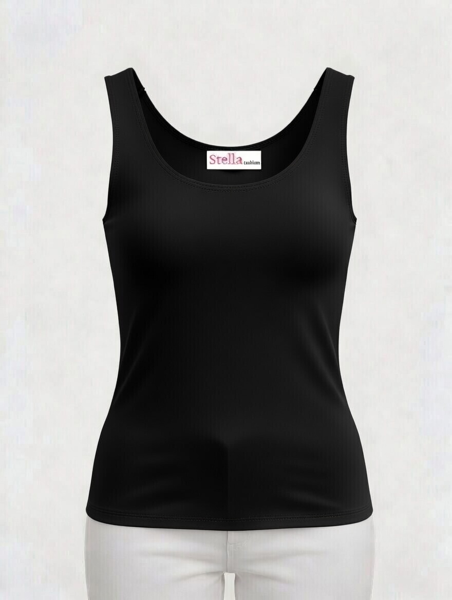 Stella Fashion [M-XL] 95% MODAL Bamboo Fabric Women Tank  Tops Elastic Vest Sexy Plus Size Tanks Camisoles