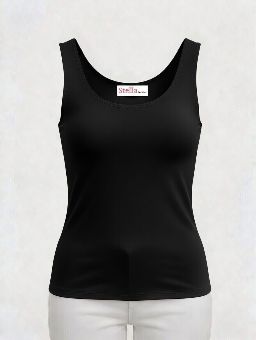 Stella Fashion [M-XL] 95% MODAL Bamboo Fabric Women Tank  Tops Elastic Vest Sexy Plus Size Tanks Camisoles