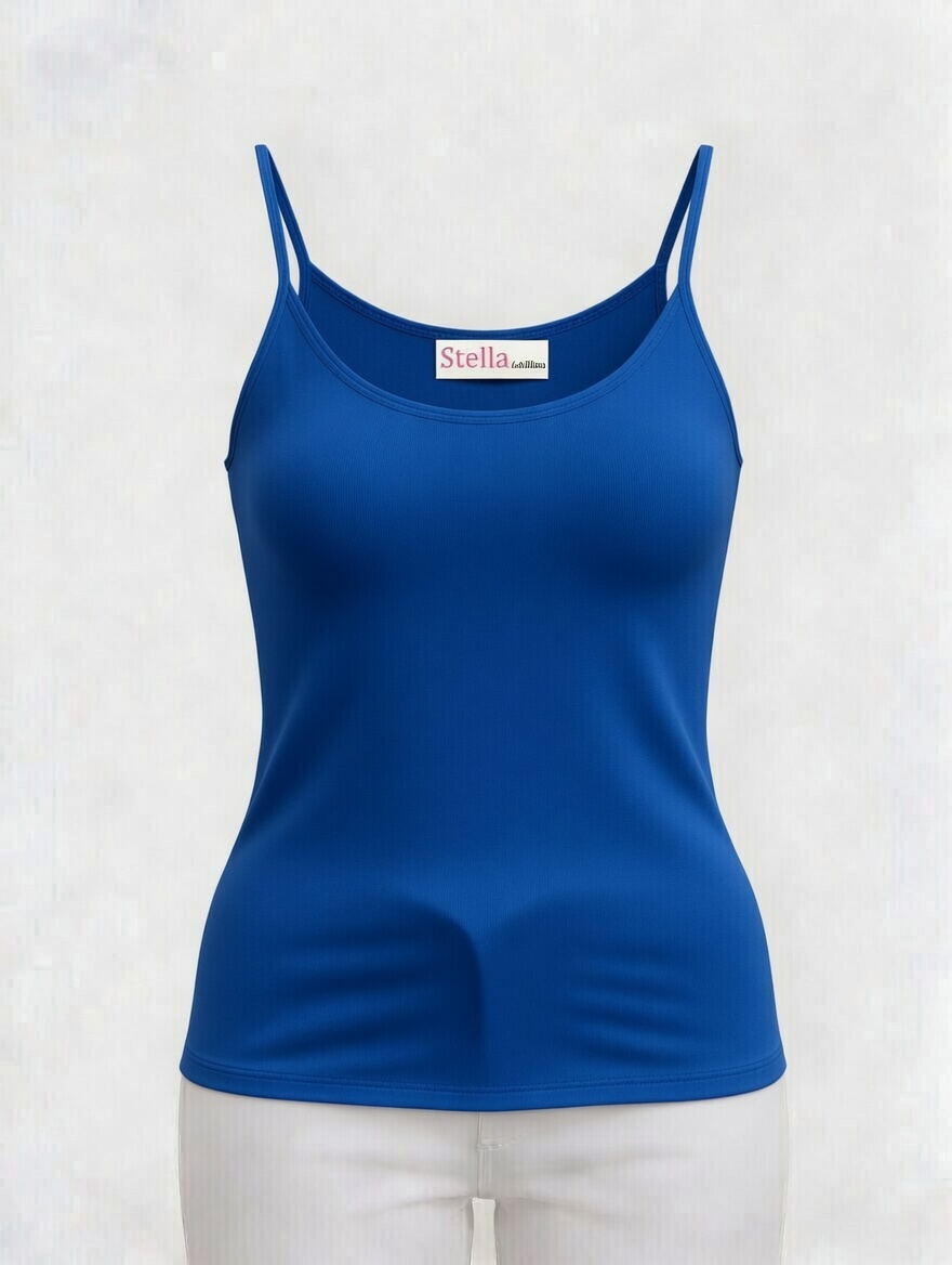 [STELLA FASHION] U-Back Spaghetti Strape Tank Tops Korea MODAL + Spand