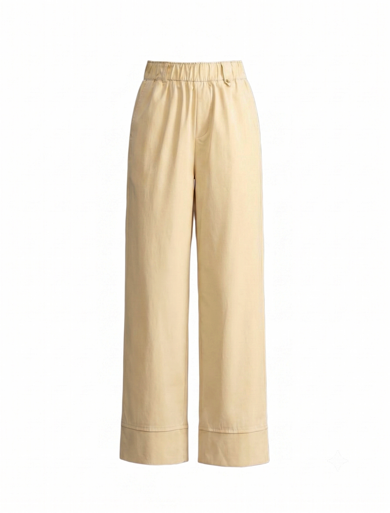 Stella Fashion Women’s High Waist Cropped Wide-Leg Pants | Cooling & Lightweight | Flattering Fit | Office Casual