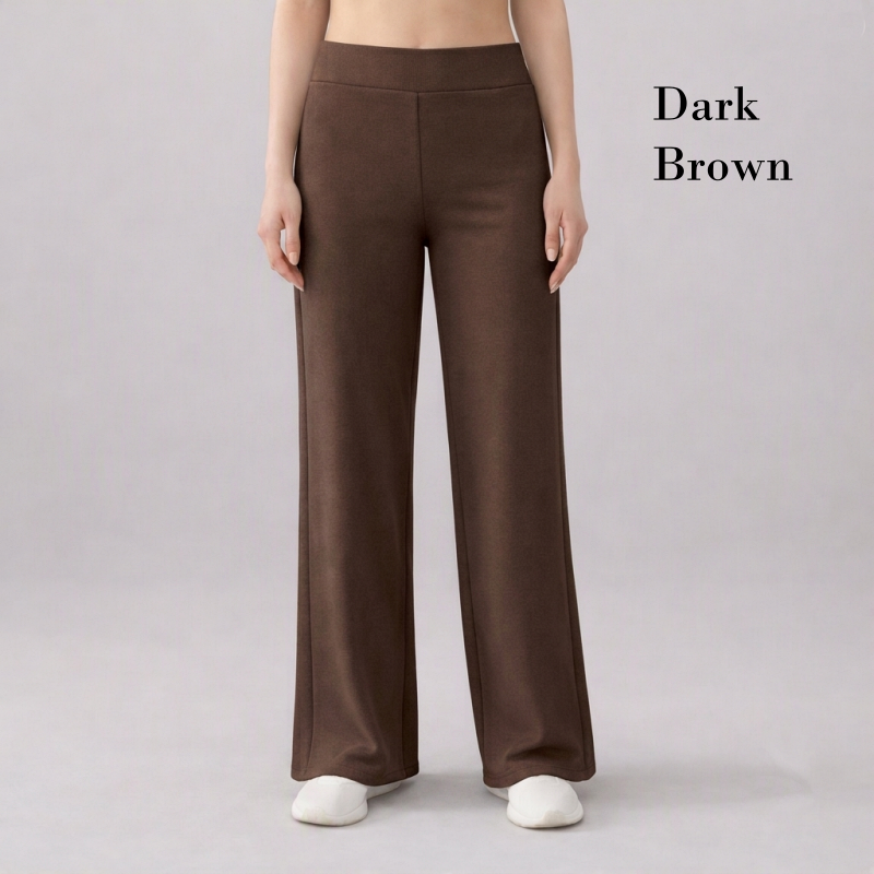 Stella Fashion Women's Elastic Straight Long Pants Seluar panjang perempuan