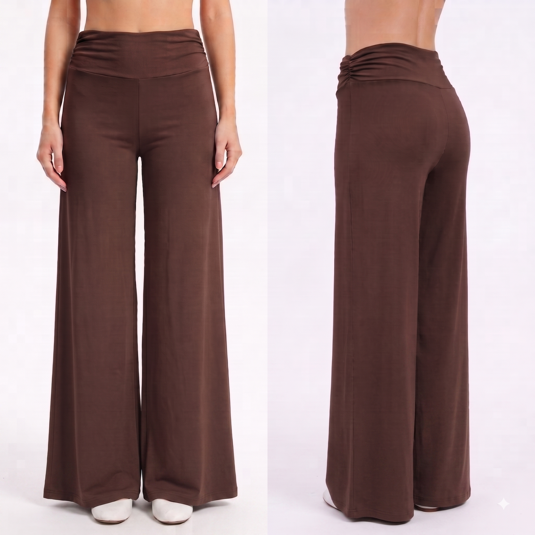 Stella Fashion Ready Stock  Long Pants Muslimah Wear Ladies Long Pant Skirt  Palazzo Pants Plus Size