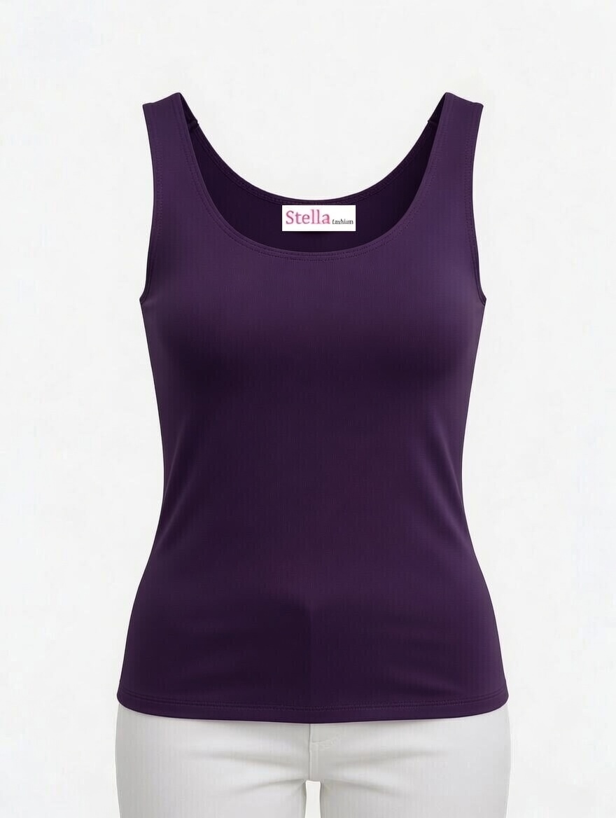Stella Fashion [M-XL] 95% MODAL Bamboo Fabric Women Tank Tops Elastic