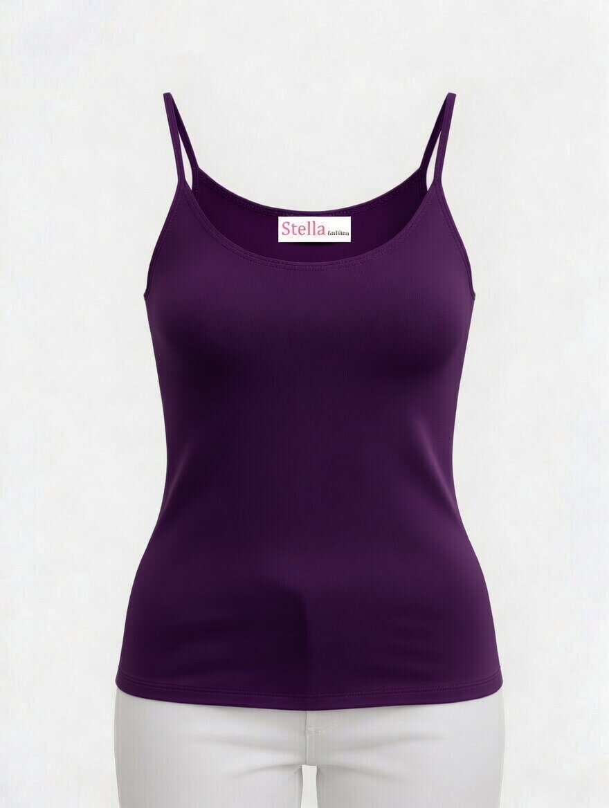 [STELLA FASHION]  U-Back Spaghetti Strape Tank Tops  Korea  MODAL + Spandex  Women Plus size Camisoles  M -XL Tanks Tops