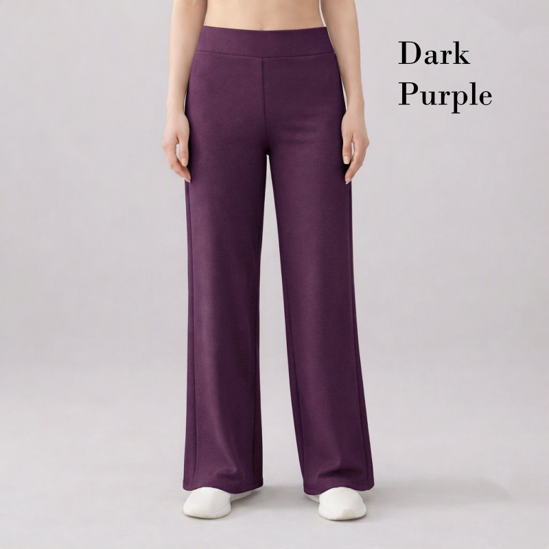 Stella Fashion Women's Elastic Straight Long Pants Seluar panjang perempuan-Stella's Fashion