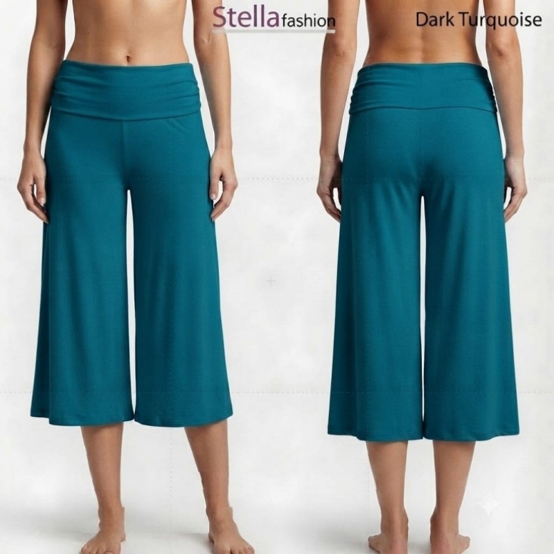 [Stella Fashion] Lady Pant Skirt Palazzo Cooling Soft and Comfortable