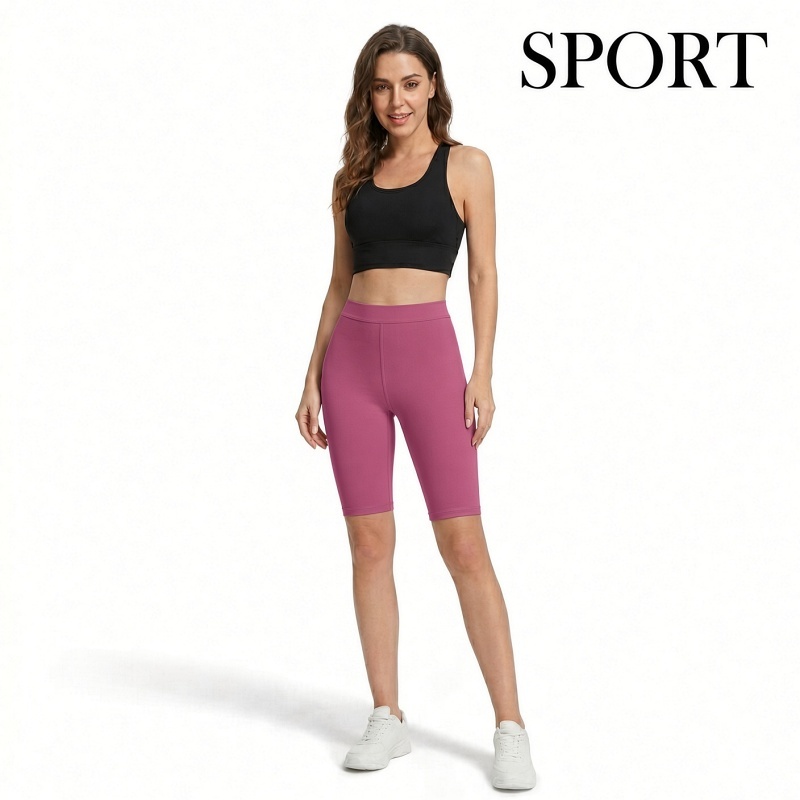Stella Fashion High Waist Modal Cropped Leggings Half Length Safety Pants Leggings Women Plus Size Slimming Middle Pants