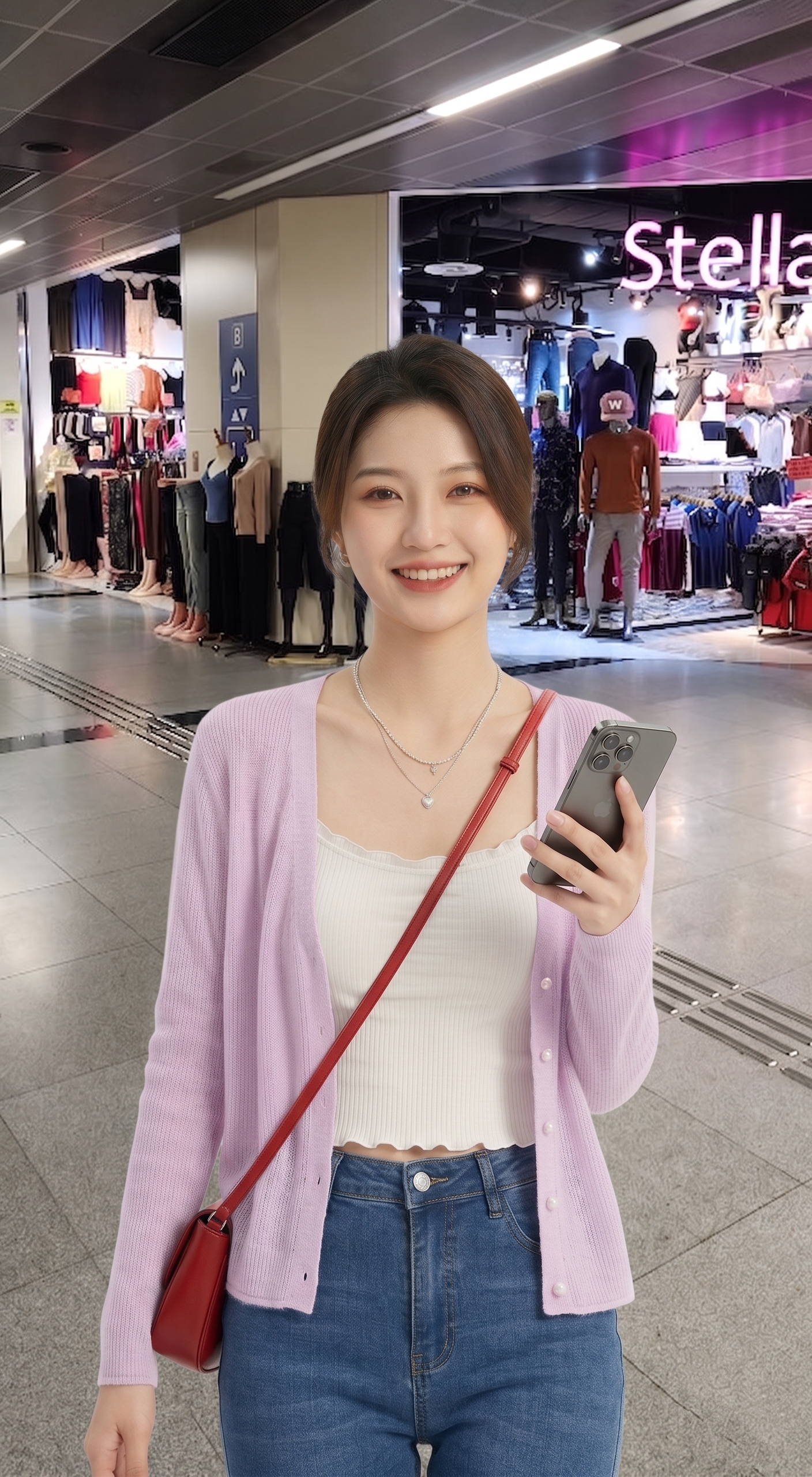 [Stella Fashion] Summer Sunscreen Outer Korean Style Women's Cover Fat Thin Top Long Sleeve Cardigan Knitted Blouse