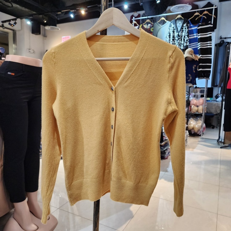 [Stella Fashion] Long Sleeve Cardigan for Ladies Working in the aircon Room 95% Cotton