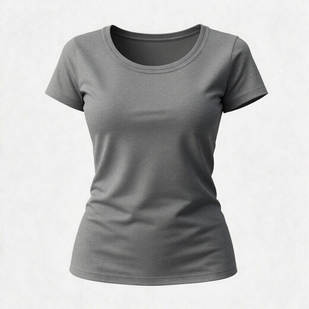 Stella Fashion Women Plus Size Short Sleeved Modal Bamboo fiber T-Shirt Round Neck Slim Casual Solid Color T-shirt
