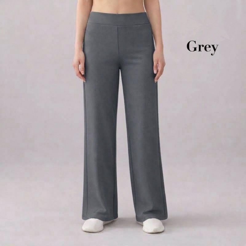Stella Fashion Women's Elastic Straight Long Pants Seluar panjang perempuan
