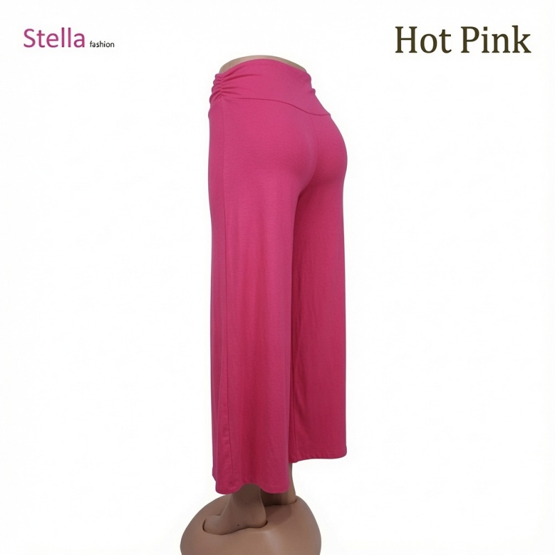 Stella Fashion Ready Stock  Long Pants Muslimah Wear Ladies Long Pant Skirt  Palazzo Pants Plus Size