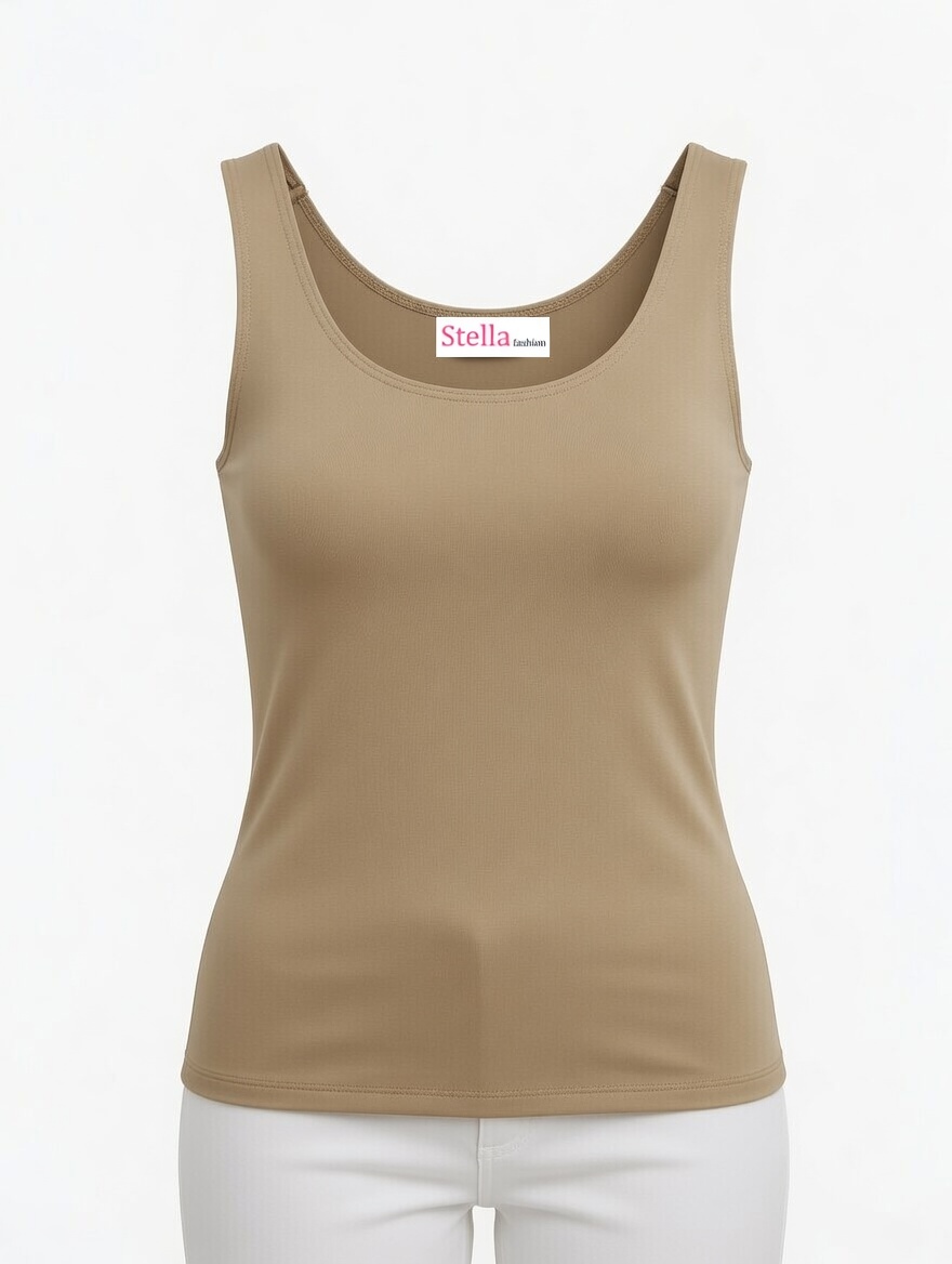 Stella Fashion [M-XL] 95% MODAL Bamboo Fabric Women Tank Tops Elastic