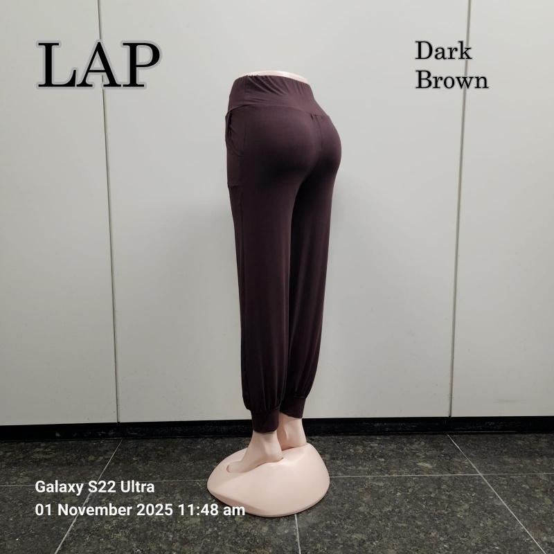 [Stella Fashion]  Ladies Long Alibaba Pant  Plus Size Muslimah Pants High Waist Pants MODAL Bamboo Fibre