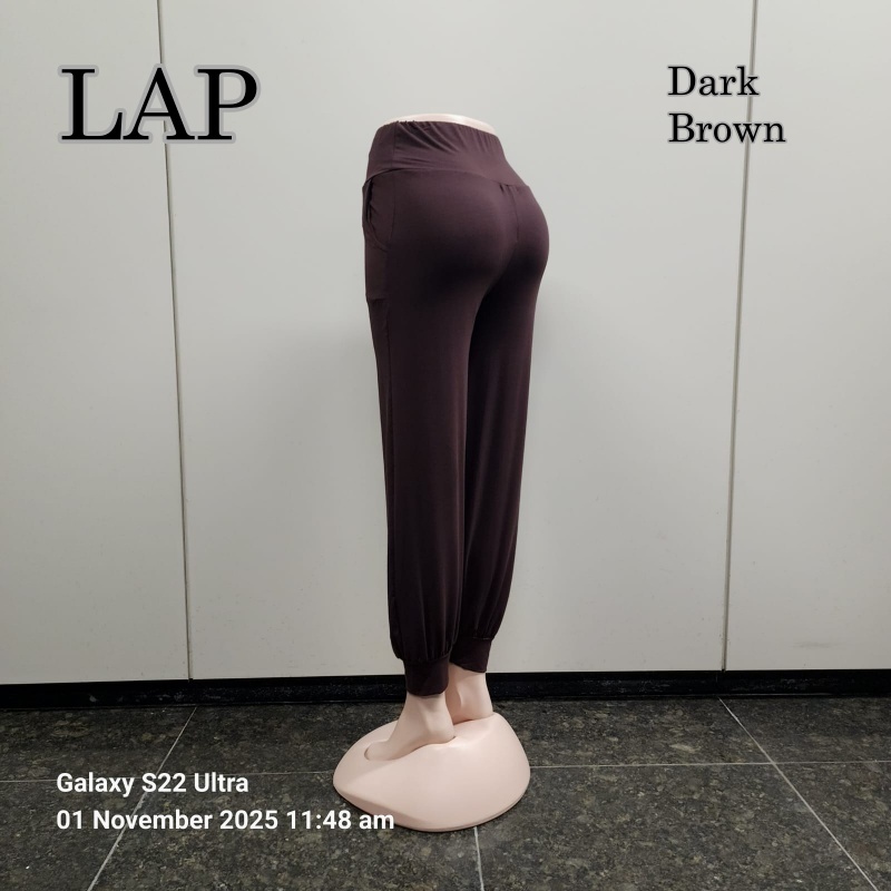 [Stella Fashion]  Ladies Long Alibaba Pant  Plus Size Muslimah Pants High Waist Pants MODAL Bamboo Fibre