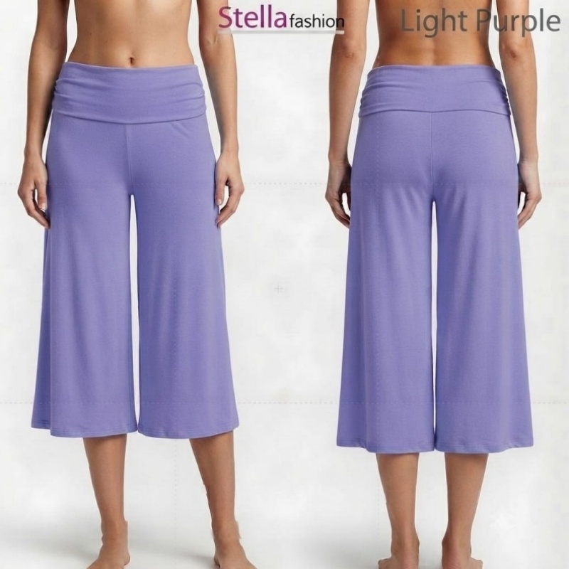 [Stella Fashion] Lady Pant Skirt Palazzo Cooling Soft and Comfortable