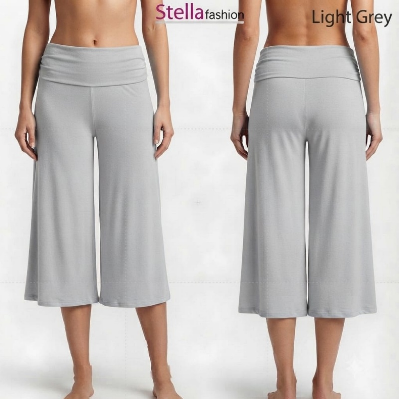 [Stella Fashion] Lady Pant Skirt Palazzo Cooling Soft and Comfortable