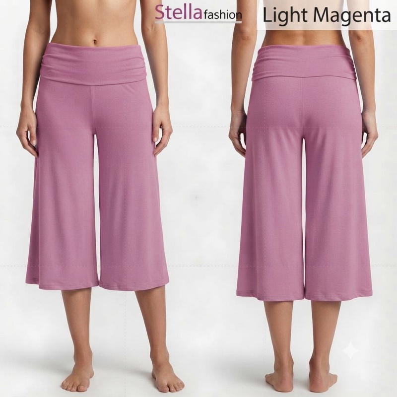 [Stella Fashion] Lady Pant Skirt Palazzo Cooling Soft and Comfortable