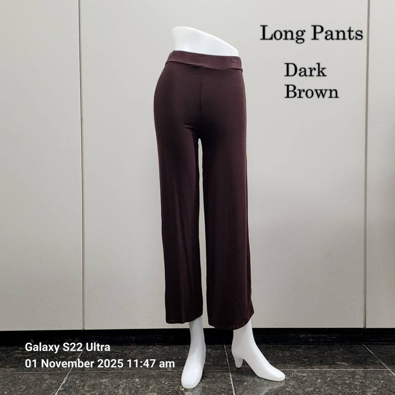 Stella Fashion Women's Elastic Straight Long Pants Seluar panjang perempuan