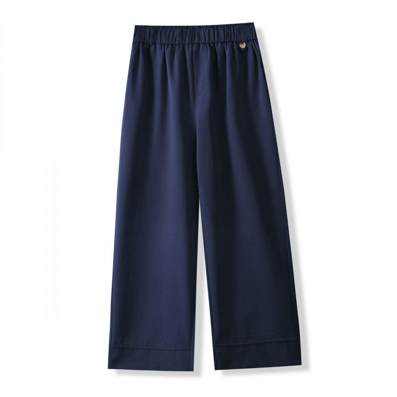 Stella Fashion Women’s High Waist Cropped Wide-Leg Pants | Cooling & Lightweight | Flattering Fit | Office Casual