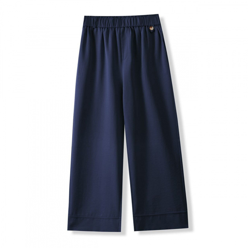 Stella Fashion Women’s High Waist Cropped Wide-Leg Pants | Cooling & Lightweight | Flattering Fit | Office Casual