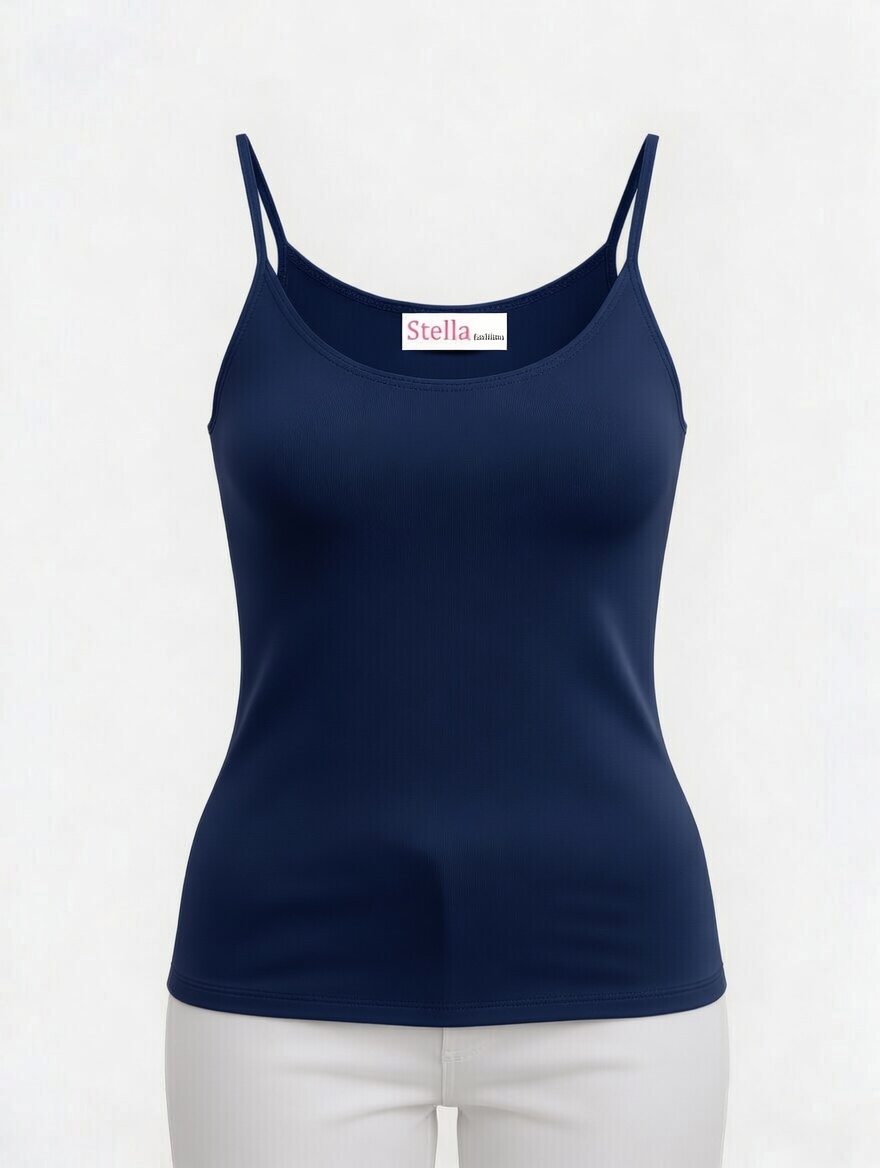 [STELLA FASHION] U-Back Spaghetti Strape Tank Tops Korea MODAL + Spand
