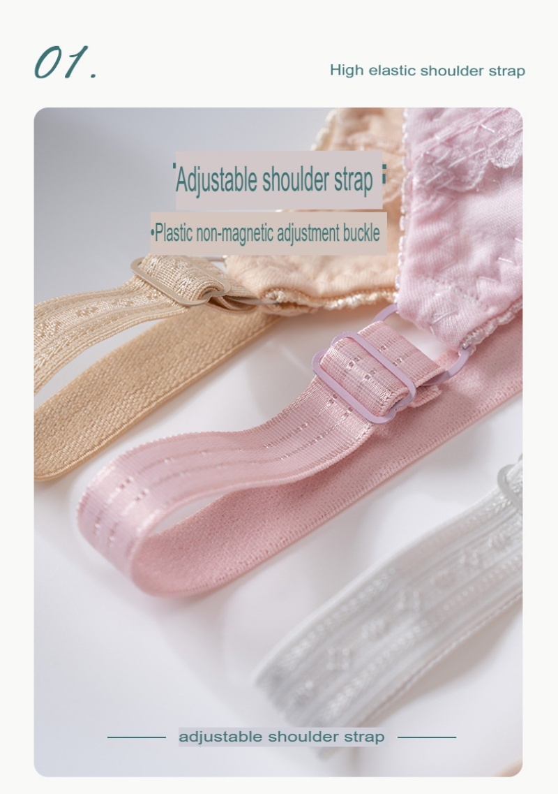 [Stella Fashion] Comfort Wireless Bra for Elderly Women | Soft Cotton Full Cup | Easy Wear & Support