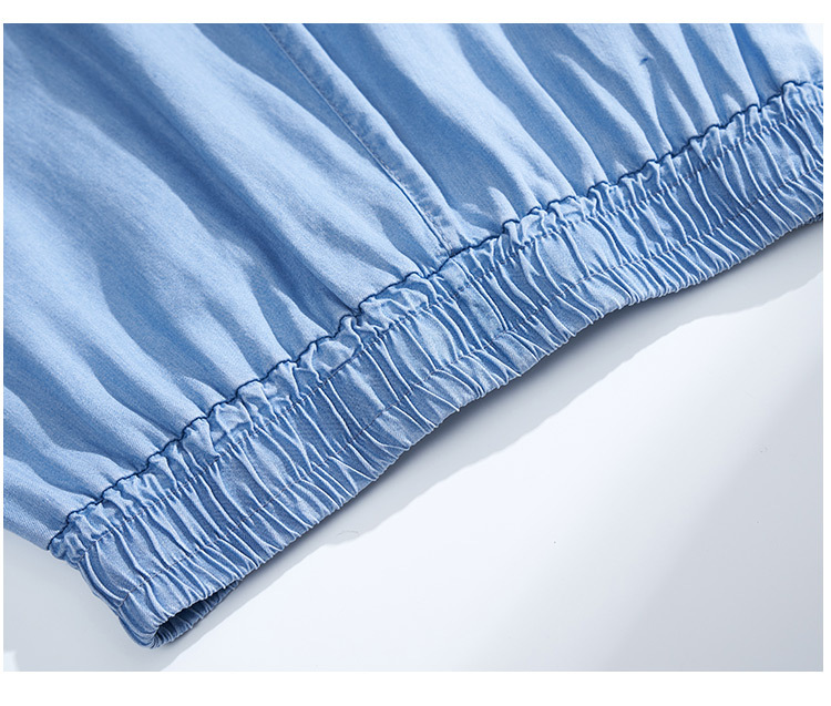 Stella Fashion Women High Waist Wide Leg Denim Pants Summer Thin Straight Loose Casual Office Jeans Plus Size