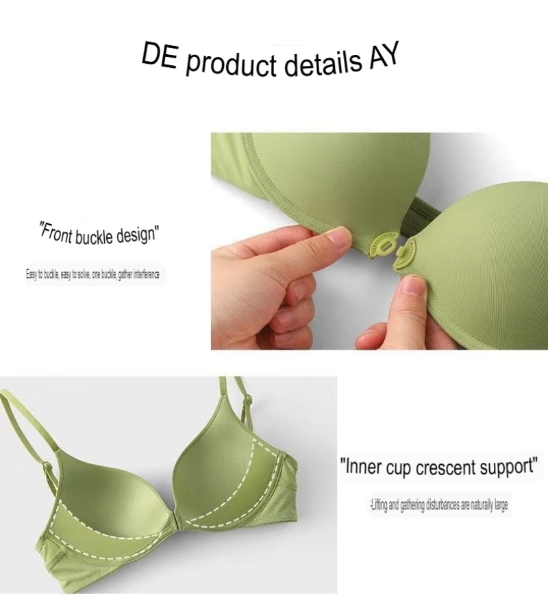 Stella Fashion Women's Seamless Padded Bra | Wireless Underwear | Push Up Comfort Bra | Basic Solid Color | Everyday Lingerie 