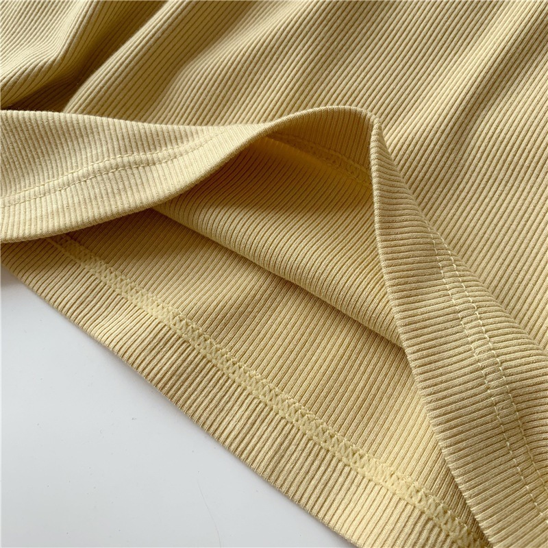 Stella Fashion Women Ribbed Tank Top with Built-in Bra | Padded Camisole | Wire-Free Inner & Outer Wear| Summer Basic Top