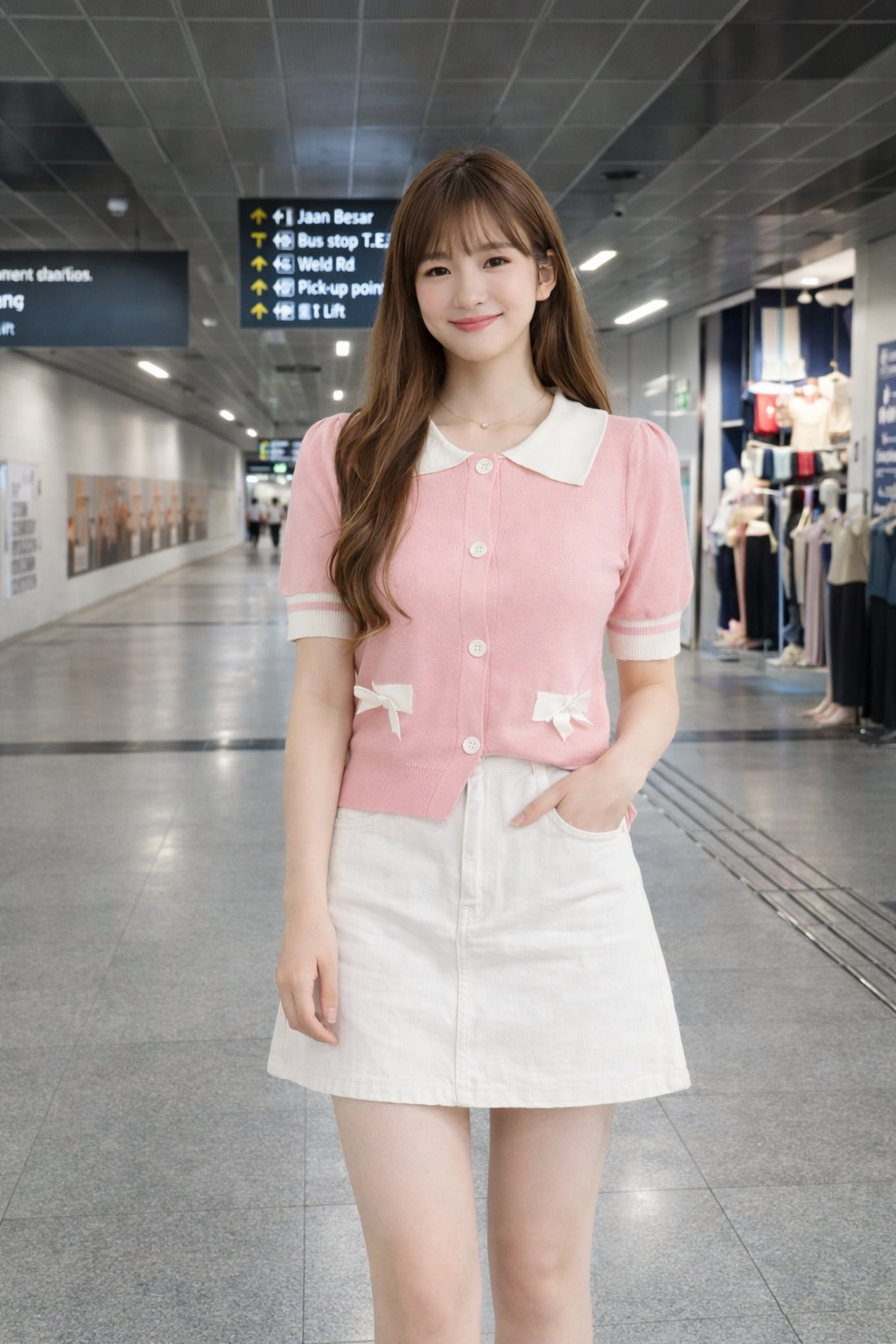 Stella Fashion Summer Bow Cardigan | Lightweight Korean Style Outerwear | Short Sleeve Sweet Girl Look