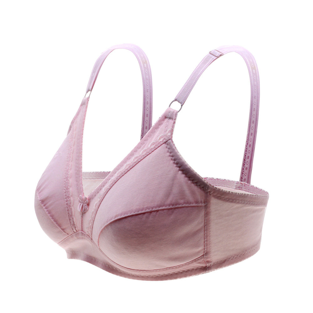 [Stella Fashion] Comfort Wireless Bra for Elderly Women | Soft Cotton Full Cup | Easy Wear & Support