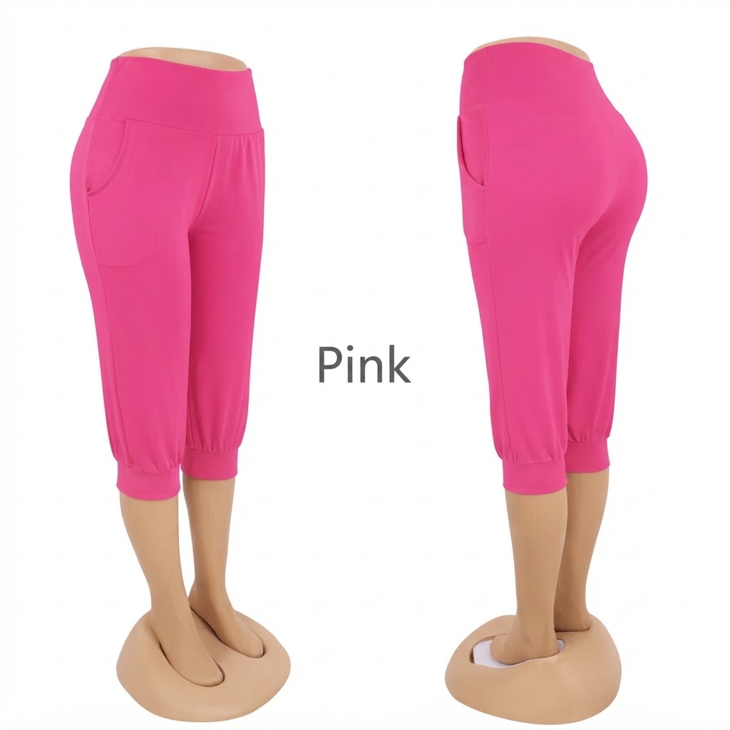 Stella Fashion MODAL Women 3/4 Alibaba Pant  Plus Size Muslimah Pants With Pockets