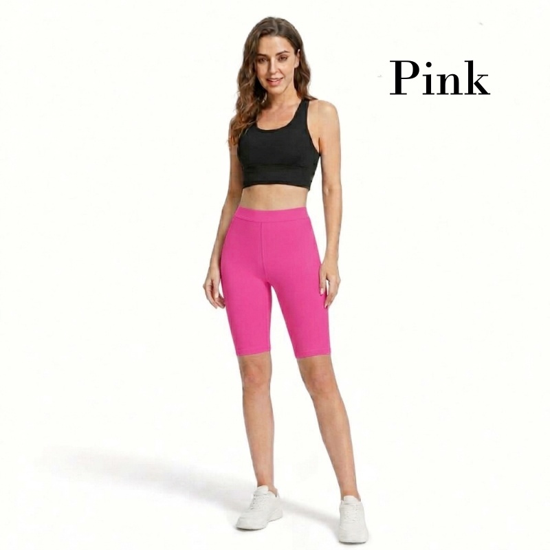 Stella Fashion High Waist Modal Cropped Leggings Half Length Safety Pants Leggings Women Plus Size Slimming Middle Pants