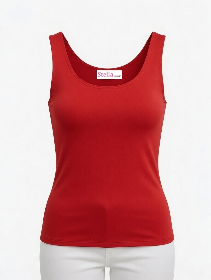 Stella Fashion [M-XL] 95% MODAL Bamboo Fabric Women Tank Tops Elastic
