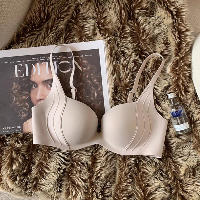 Stella Fashion Seamless Push Up Bra for Women Small Breasts Gathered Together Anti Sagging Lifting Soft Comfortable Bra Underwear