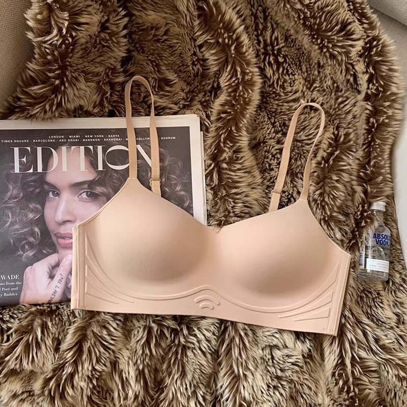 Stella Fashion Seamless Underwear Women's Small Chest Push Up Bra No Steel Ring Bra Ladies Underwear With Padded .