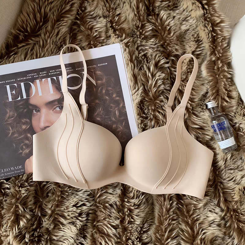 Stella Fashion Seamless Push Up Bra for Women Small Breasts Gathered Together Anti Sagging Lifting Soft Comfortable Bra Underwear