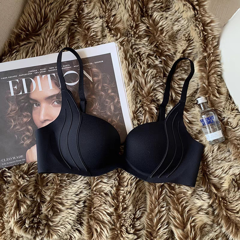 Stella Fashion Seamless Push Up Bra for Women Small Breasts Gathered Together Anti Sagging Lifting Soft Comfortable Bra Underwear