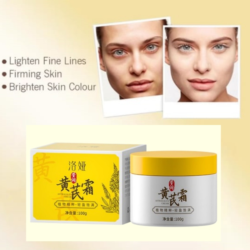 黄芪霜 Anti Aging Astragalus Cream Anti Wrinkle Moisturizing Lifting Firming Face Fine Lines Whitening Anti Puffiness Skin Care
