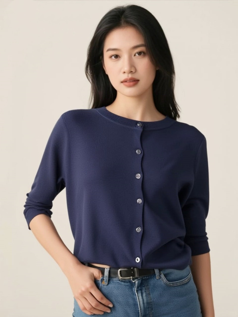 Stella Fashion New knitted Sunscreen Cardigan Women's Short Jack Long 